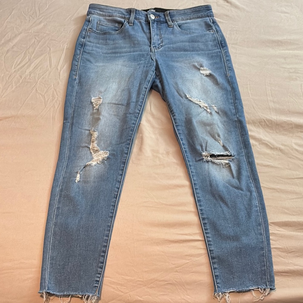 LuLaRoe Distressed Skinny Leg Jeans - Blue